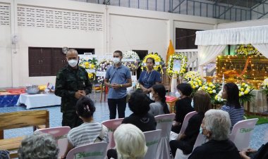 ผบ.ฉก.นราธิวาส เป็น ผู้แทน แม่ทัพภาคที่4  สวดพระอภิธรรมศพเหยื่อไฟใต้จะแนะ