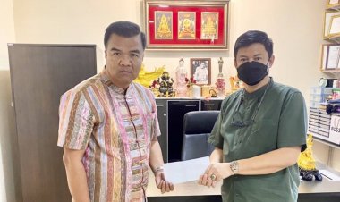 “พ่อเลี้ยงหล้า” CEO แม่สอดฟรีโซน มอบเงินสนับสนุน “ผู้ใหญ่หมี” ส่งทีมหมู่บ้านหนองบัว เข้าแข่งขันกีฬา สี