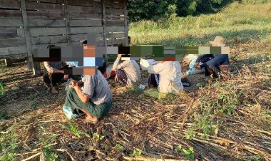 นอภ.แม่สอด ร่วมทหาร-ปกครอง จับกุมแรงงานต่างด้าว 6 ราย ลักลอบเข้าเมือง