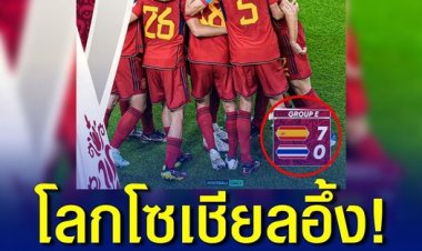 ชาวเน็ตอึ้ง! ไทยได้ไปแข่งบอลโลก