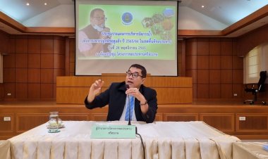 โครงการชลประทานศรีสะเกษ  ประชุมคณะอนุกรรมการบริหารจัดการเขื่อนราษีไศล ครั้งที่ 1/2565