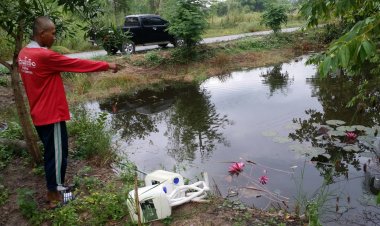 สลด!น้าเขยลงงมสายบัวหวังให้หลานสาวนำไปขายเป็นตะคริวจมน้ำเสียชีวิตคาสระ