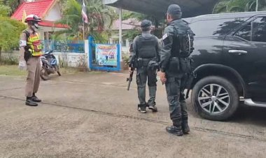 สภ.เมืองขอนแก่นจัดกำลังตำรวจพร้อมอาวุธครบดูแลศูนย์เด็กฯหลังรองปลัดขู่ฆ่ายกอบต.โคกสี