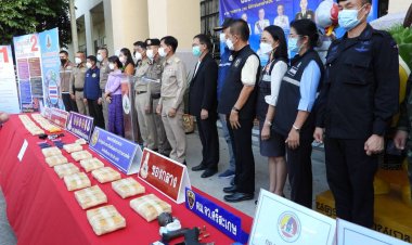 ศรีสะเกษบุกทลายเครือข่ายคดียาเสพติดรายใหญ่ยึดทรัพย์าไว้ตรวจสอบ 5 ราย รวมมูลค่าประมาณ 2,878,000 บาท
