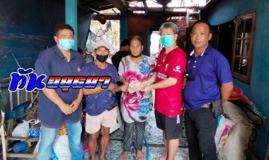 “เด่น อยุธยา” “ทัน อยุธยา” “ น้าแรม อโยธยา” บรรเทาทุกข์   ทีมงาน สังคมดี มีน้ำใจ ช่วยเหลือเหยื่อเพลิงไหม้ เขต อ.เสนา จ.อยุธยา