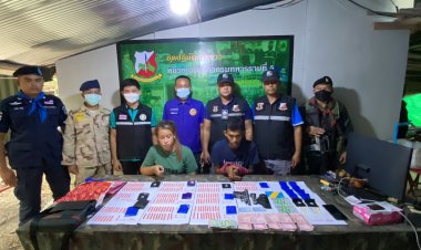 บุกจับสองผัวเมียนักค้ายาเสพติดรายสำคัญพื้นที่สะเดายึดทั้งยาบ้า ไอซ์-ปืน