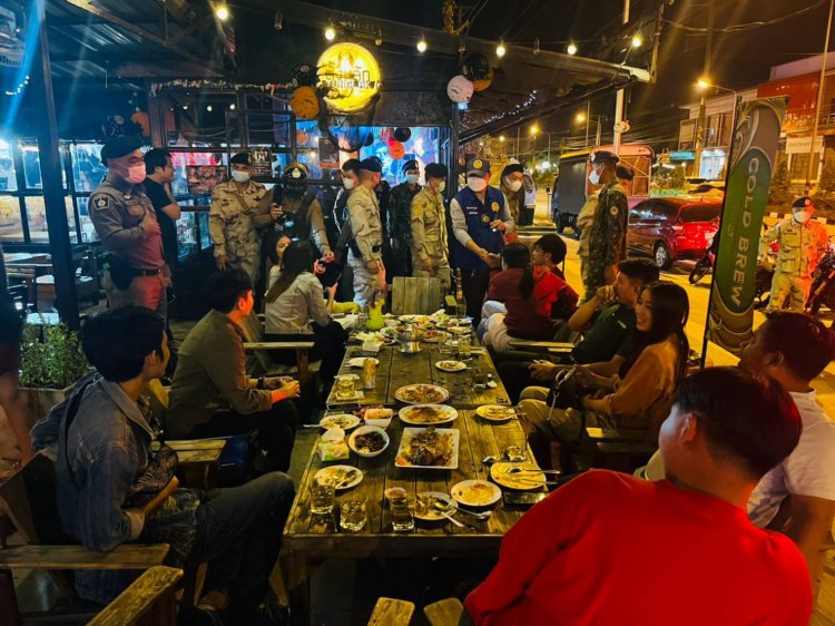 อำนาจเจริญลุยจัดระเบียบสังคม สถานบริการและสถานประกอบร้านอาหาร เพื่อความปลอดภัยของประชาชน