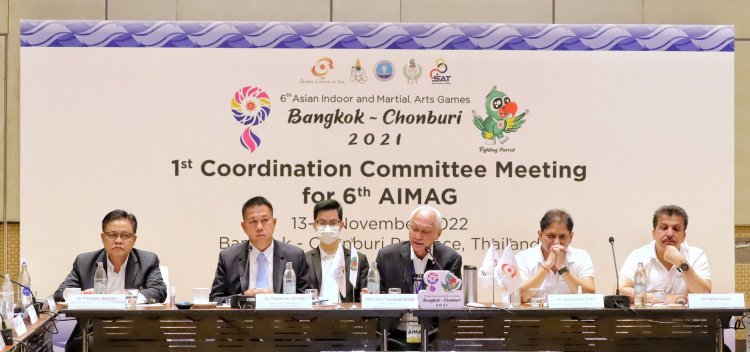 ประชุมเตรียมความพร้อมเอเชียนอินดอร์และมาเชี่ยลอาร์ทเกมส์ ครั้งที่ 6 (OCA) ที่พัทยา ชลบุรี