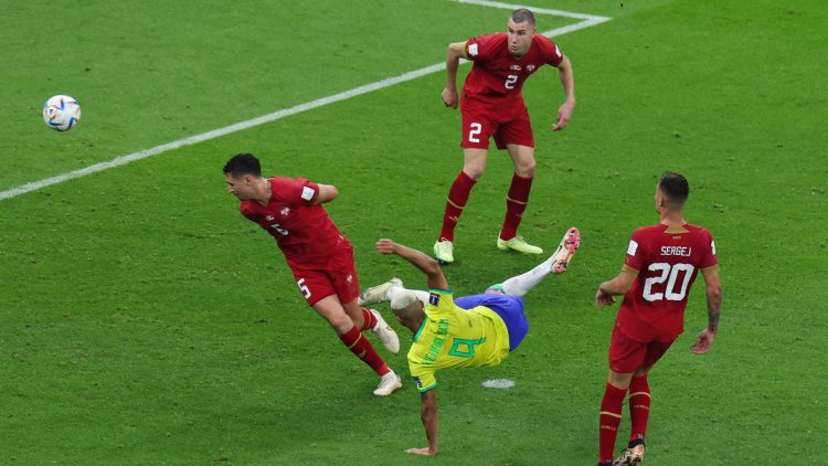 เนย์มาร์ไม่แผงฤทธิ์แต่"ริชาร์ลิสัน"จัดให้ ซัด 2 ตุงพา "บราซิล" เชือด "เซอร์เบีย" 2-0 เปิดหัวฟุตบอลโลก 2022