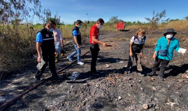 เผยต้นเหตุไฟไหม้บ่อขยะเอกชนขอนแก่นฝีมือคนลักลอบเผาเอาทองแดง-เศษเหล็กไปขาย