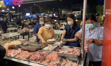 สสจ.ชลบุรีลุยตรวจร้านหมูกระทะ เจอฟอร์มาลินในหมึกกรอบ - สไบนาง แต่ยังไม่พบในเนื้อหมู