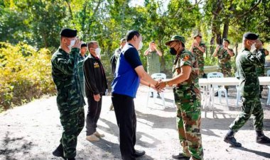 หน่วยเฉพาะกิจกรมทหารพรานที่ 23จัดกิจกรรมเชื่อมสัมพันธ์ ประชาชนในพื้นที่ชายแดน ไทย – กัมพูชา