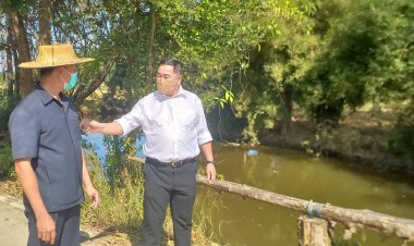 “นายกเคี้ยง-กำนันดม”ร่วมลงพื้นที่หาแนวทาง พัฒนาแหล่งน้ำเพื่อเกษตรกร