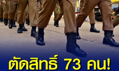 ตัดสิทธิ์ 73 คน! เซ่นปม "ทุจริตสอบตำรวจนายสิบ"