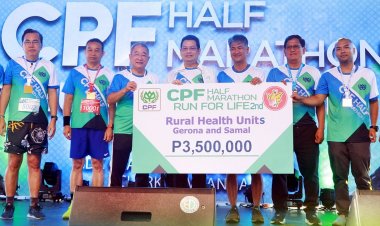 CPF ฟิลิปปินส์ จัดวิ่งการกุศลเพื่อเทศบาลเฮโรนา สมทบทุนซื้ออุปกรณ์ทางการแพทย์