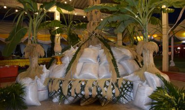 อำเภอวัฒนานคร จัดงานทอดผ้าป่าข้าวเปลือก ช่วยเหลือผู้ประสบภัยพิบัติทางธรรมชาติ