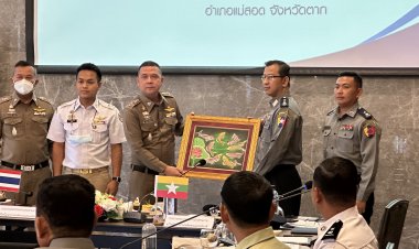 แม่สอด 1.  ประชุม BLO ร่วม เมียนมา ปราบปรามยาเสพติด-พร้อมประสานตำรวจเมียวดี ติดตามคนร้ายปล้นร้านทอง