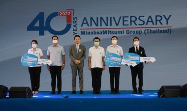 ครบรอบ 40 ปี กลุ่มบริษัท มินีแบมิตซูมิ (ประเทศไทย)ตอบแทนสังคมมอบรถพยาบาลฉุกเฉิน 3 รพ.-ปลูกป่า 500 ไร่