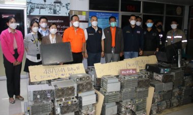 ทลายเหมืองขุดบิตคอยน์กลางกรุง ยึดกว่า 200 เครื่อง โกงไฟหลวงร่วม 10 ล้าน