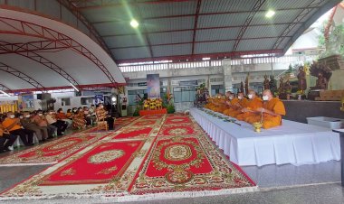 พสกนิกรในอำเภอเบตงพร้อมใจร่วมพิธีเจริญพระพุทธมนต์และเจริญจิตตภาวนา ถวายพระพรชัยมงคลฯแด่"เจ้าฟ้าพัชรกิติยาภาฯ"