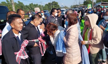 "เสรีพิศุทธ์"พร้อมคณะลงพื้นที่อำนาจเจริญเปิดศูนย์ประสานงาน พรรคเสรีรวมไทย เขต 1