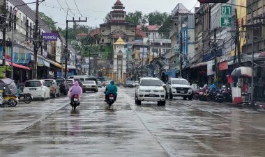 อำเภอเบตงเฝ้าระวังฝนตกหนักเสี่ยงทําให้เกิดน้ำาท่วมฉับพลัน และน้ำป่าไหลหลาก