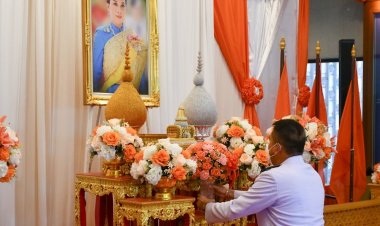 ผู้ว่าฯชลบุรีนำข้าราชการ ลงนามถวายพระพร “พระองค์ภา” ขอทรงหายจากพระอาการประชวรโดยเร็ว