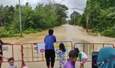 "เทพา"น่าเป็นห่วงน้ำแม่น้ำเทพาเริ่มล้นตลิ่งเข้าท่วมเตือน 5 ตำบล รับมือจมบาดาลฉับพลัน