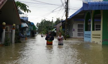พัทลุงจมน้ำ 11 อำเภอ เดือนร้อน 28,617 ครัวเรือน ริมเทือกเขาบรรทัดคลี่คลาย ส่วนริมทะเลน้ำยังสูง