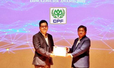CPF รับรางวัลเกียรติคุณ Sustainability Disclosure Award 2022 เปิดเผยข้อมูลความยั่งยืน โปร่งใส ครบทุกมิติ