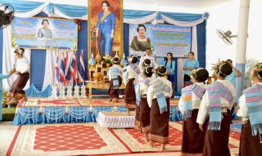 ชาวบ้านในอำเภอขุนหาญ ร่วมพิธีต่อยอดทุนศักดิ์สิทธิ์ กองทุน แม่ของแผ่นดิน