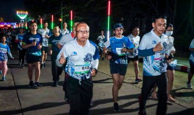 กองกำลังสุรนารี ร่วมกิจกรรม เดิน - วิ่ง เพื่อสมทบกองทุนเพื่อการศึกษา มหาวิทยาลัยราชภัฏสุรินทร์