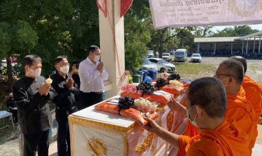 "นายกเคี้ยง- นายกเสริฐ” ร่วมงานฌาปนกิจศพ “คุณพ่อเชวง เรือนใจดี”