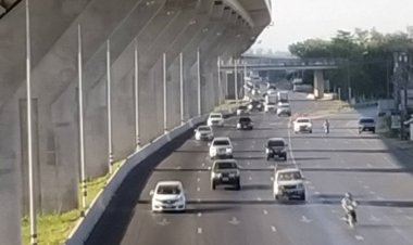 ทยอยกลับอีสานถนนมิตรภาพช่วงกลางดงปากช่องจราจรหนาแน่เคลื่อนตัวได้ช้า