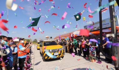 ผู้ว่าฯชลบุรี ลงพื้นที่เยี่ยมให้กำลังใจเจ้าหน้าที่ สั่งเน้นย้ำมาตรการ 3 ม. หวังให้ประชาชนปลอดภัยสูงสุด