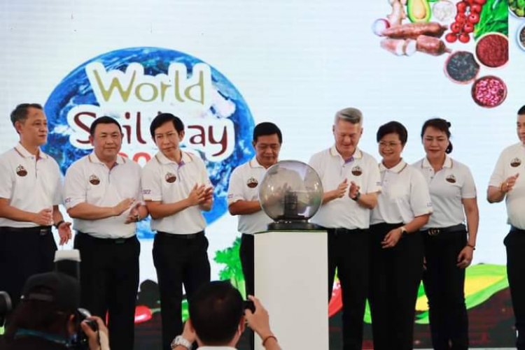 ผู้ว่าฯตาก- สส.ชัยวุฒิ ต้อนรับ ที่ปรึกษา รมว.เกษตรฯ -งานวันดินโลก World Soil Day ปี 2565