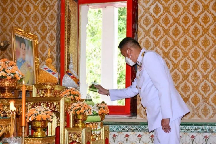 จังหวัดชลบุรีเจริญพระพุทธมนต์เฉลิมพระเกียรติ สมเด็จพระเจ้าลูกเธอ เจ้าฟ้าพัชรกิติยาภาฯ เนื่องในวันคล้ายวันประสูติ 7 ธันวาคม