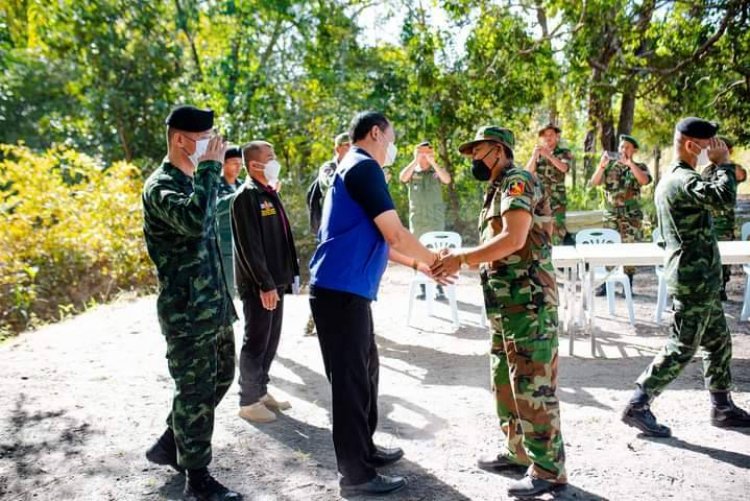 หน่วยเฉพาะกิจกรมทหารพรานที่ 23จัดกิจกรรมเชื่อมสัมพันธ์ ประชาชนในพื้นที่ชายแดน ไทย – กัมพูชา