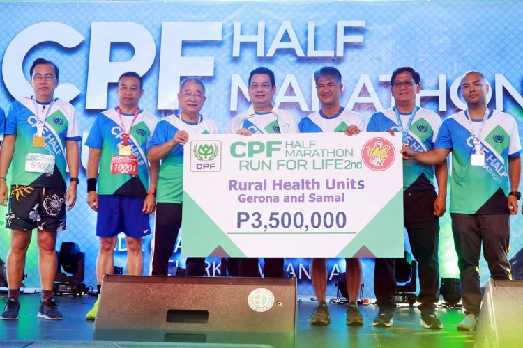 CPF ฟิลิปปินส์ จัดวิ่งการกุศลเพื่อเทศบาลเฮโรนา สมทบทุนซื้ออุปกรณ์ทางการแพทย์
