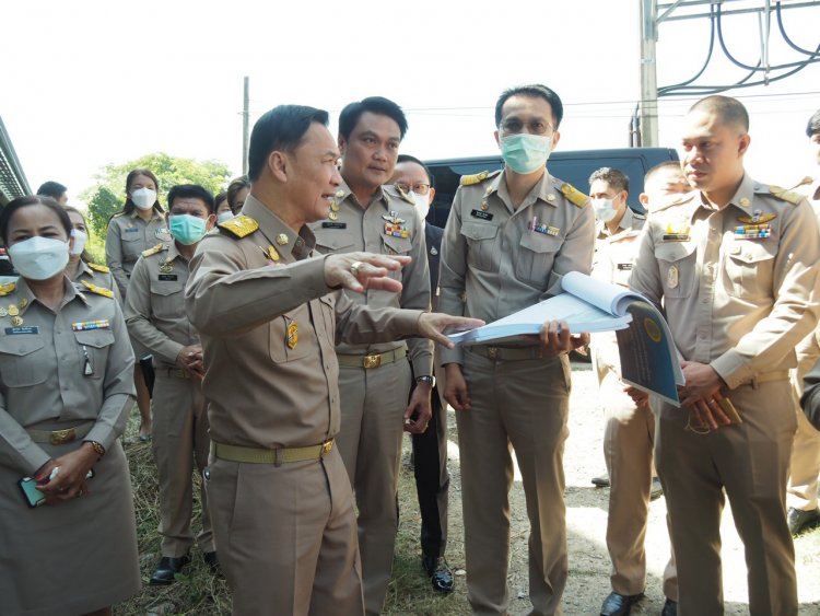 “ทรงศักดิ์ ทองศรี”รมช.มหาดไทยเยือนบางแก้วลงพื้นที่เร่งรัดแก้ปัญหาการจราจร