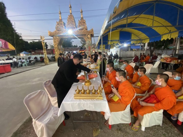 รองหัวหน้าพรรครวมแผ่นดินร่วมงานฌาปนกิจ สรีระพระสิริ เขมนโต สิริอายุ 91 ปี