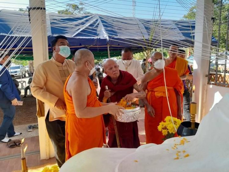 “ผู้ใหญ่หมี แม่สอด” ร่วมพิธีเบิกเนตรหลวงพ่อทันใจ-พิธีบวงสรวงท้าวเวสสุวรรณโณ สำนักสงฆ์ไพรพนาสณฑ์