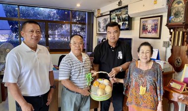 "นายกเคี้ยง-ผู้ใหญ่หมี-รองตี๋" เยี่ยมคารวะ สวัสดีปีใหม่ 2566 "พ่อเลี้ยงคำ" และครอบครัว