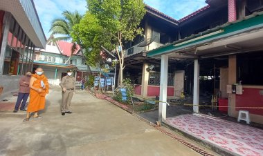 ระทึก!ไฟไหม้วัดเมืองน่าน พระเณรวิ่งหนีตายอลม่าน คาดไฟฟ้าลัดวงจร