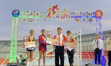สมาคมกีฬาแห่งจังหวัดศรีสะเกษ มอบรางวัลโครงการ Sisaket Mini-Half -Marathon2023