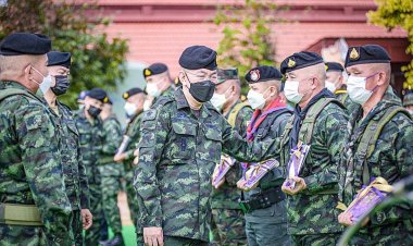 รองผู้บัญชาการทหารสูงสุด ตรวจเยี่ยมบำรุงขวัญกำลังพลหน่วยปฏิบัติงานในสนาม ประจำปี 2566