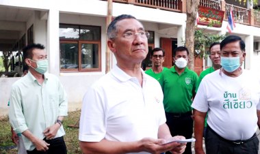 ประดิษฐ์ภัทรประสิทธิ์ปลุกเครือข่ายบ้านสีเขียวบริจาคโลหิตช่วยเหตุรถตู้รับส่งนักเรียนชน3คันรวด