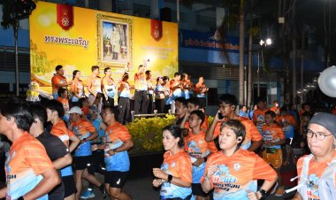 พ่อเมืองชลบุรี ร่วมเดิน-วิ่งการกุศล  หารายได้สนับสนุนการศึกษาโรงเรียนชลราษฎรอำรุง