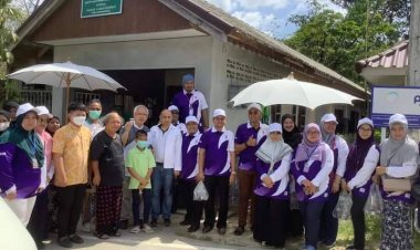 นายอำเภอยะรังร่วมต้อนรับชาวมาเลเซียเข้ามาศึกษาดูงานกลุ่มวิสาหกิจแปรรูปลูกหยี