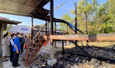 มูลนิธิราชประชานุเคราะห์ในพระบรมราชูปถัมภ์ มอบเงินและสิ่งของพระราชทานแก่ราษฎรชาวจังหวัดศรีสะเกษที่ประสบอัคคีภัย